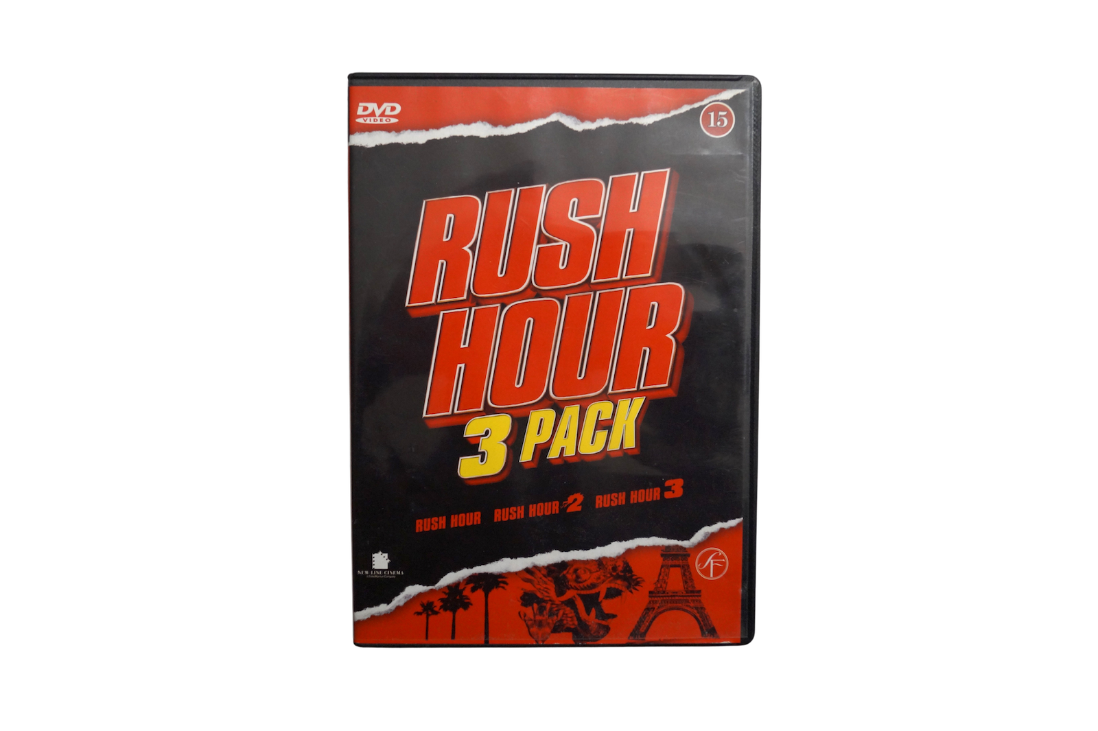 Rush Hour 3 Pack – Rush Hour 1 + 2 + 3 – DVD Box (Brugt) – Alle varer – Front cover