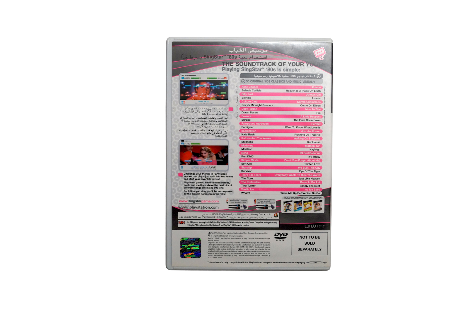 SingStar ’80s – PS2 (Brugt)