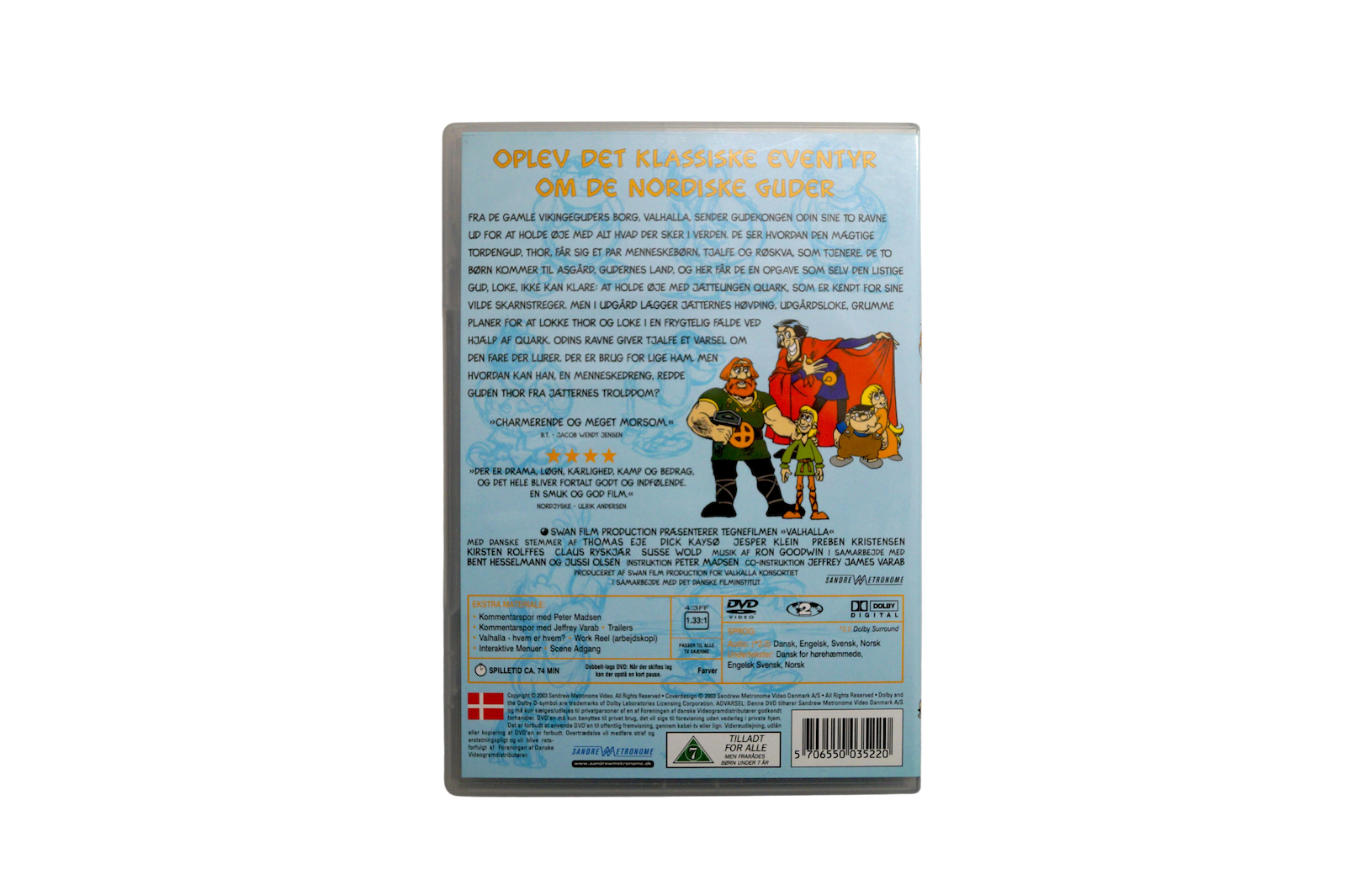 Valhalla – DVD (Brugt) – Alle varer – Back cover