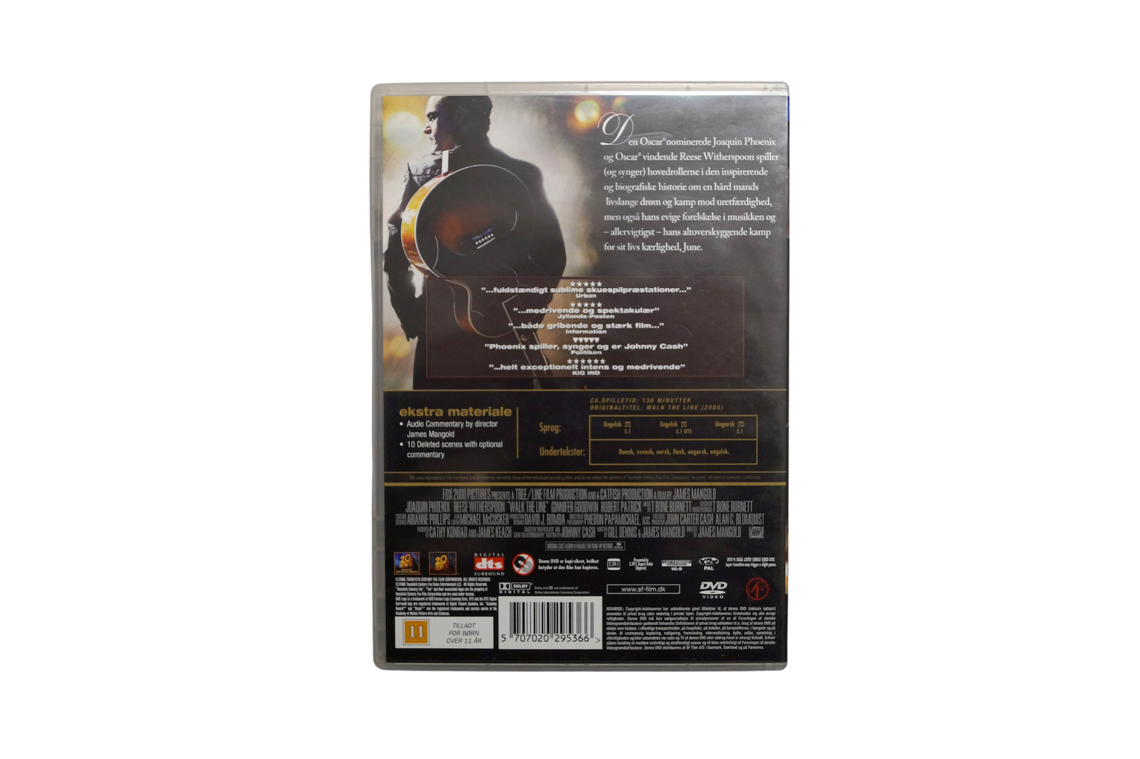 Walk the Line – DVD (Brugt) – Alle varer – Back cover