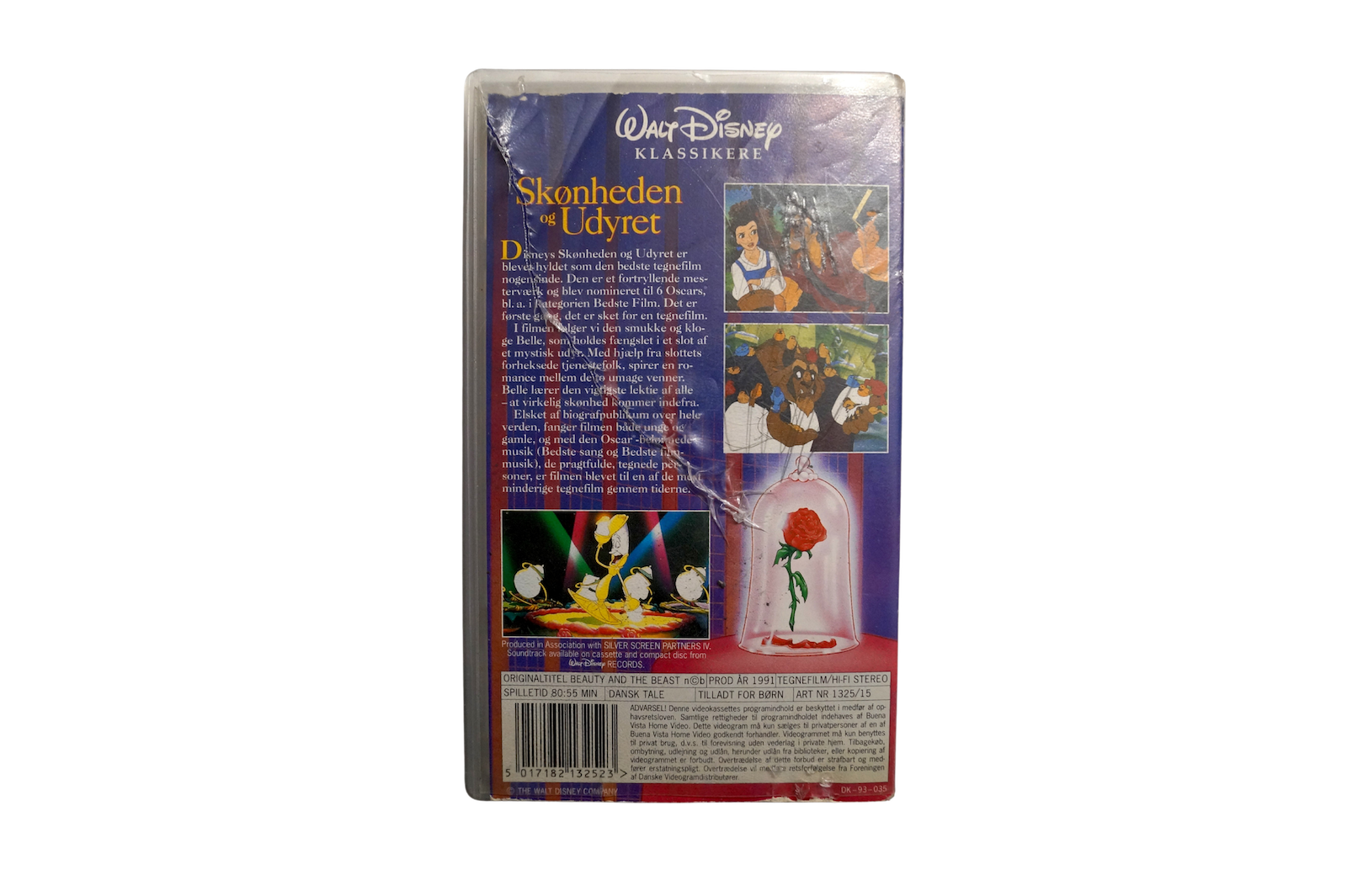 Walt Disney Skønheden og Udyret – VHS (Brugt) – Alle varer – Back cover