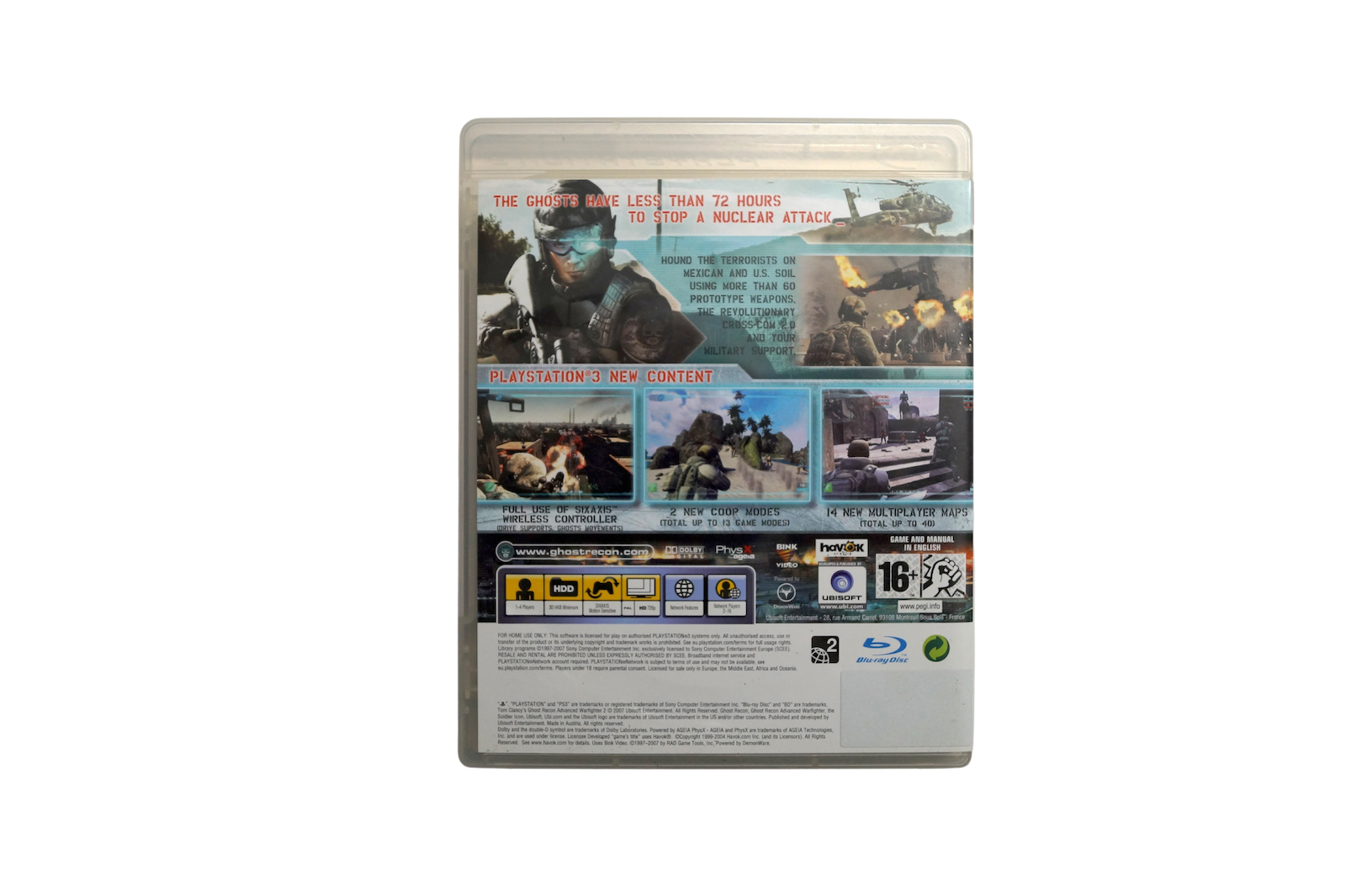 Tom Clancy’s Ghost Recon: Advanced Warfighter – PS3 (Brugt)