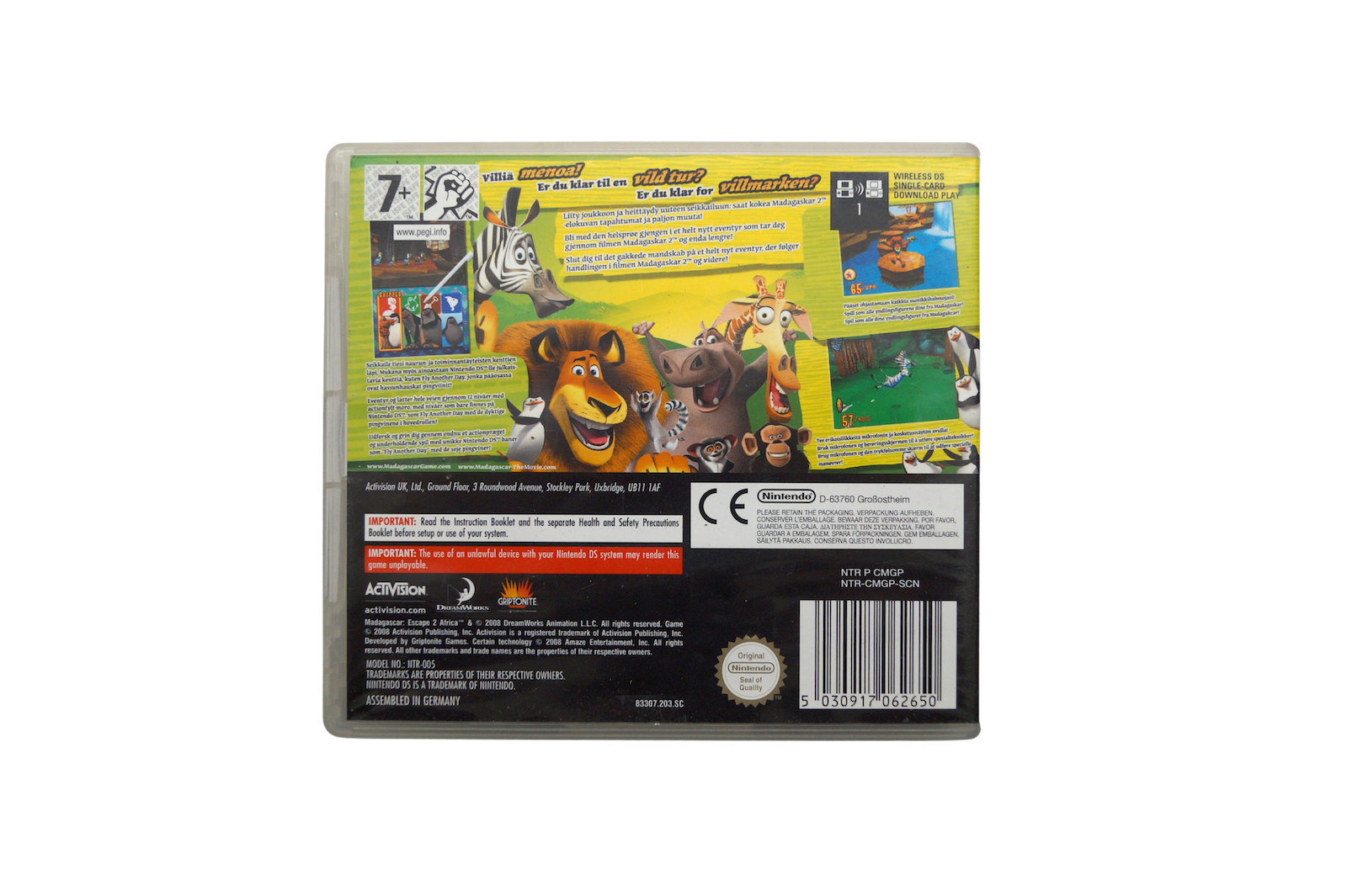 DreamWorks Madagascar 2 – Nintendo DS (Brugt)