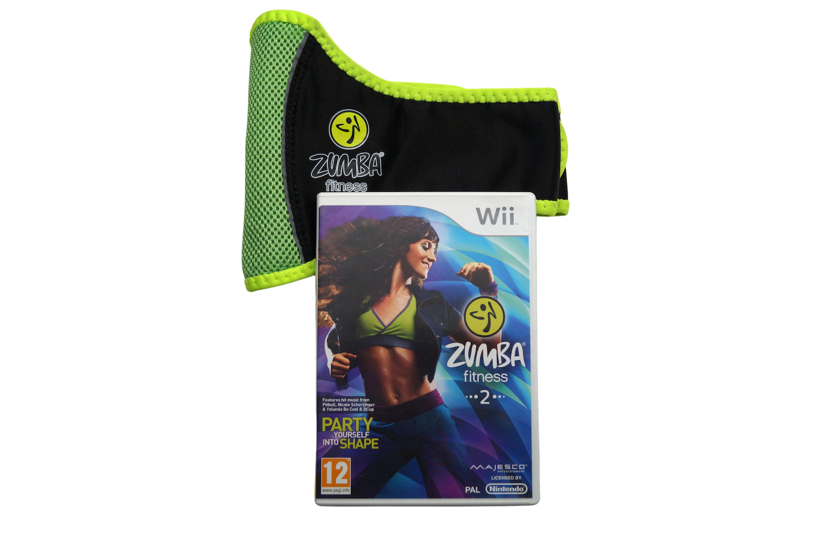 Zumba Fitness 2 inkl. originalt Fitness Belt – Nintendo Wii (Brugt)