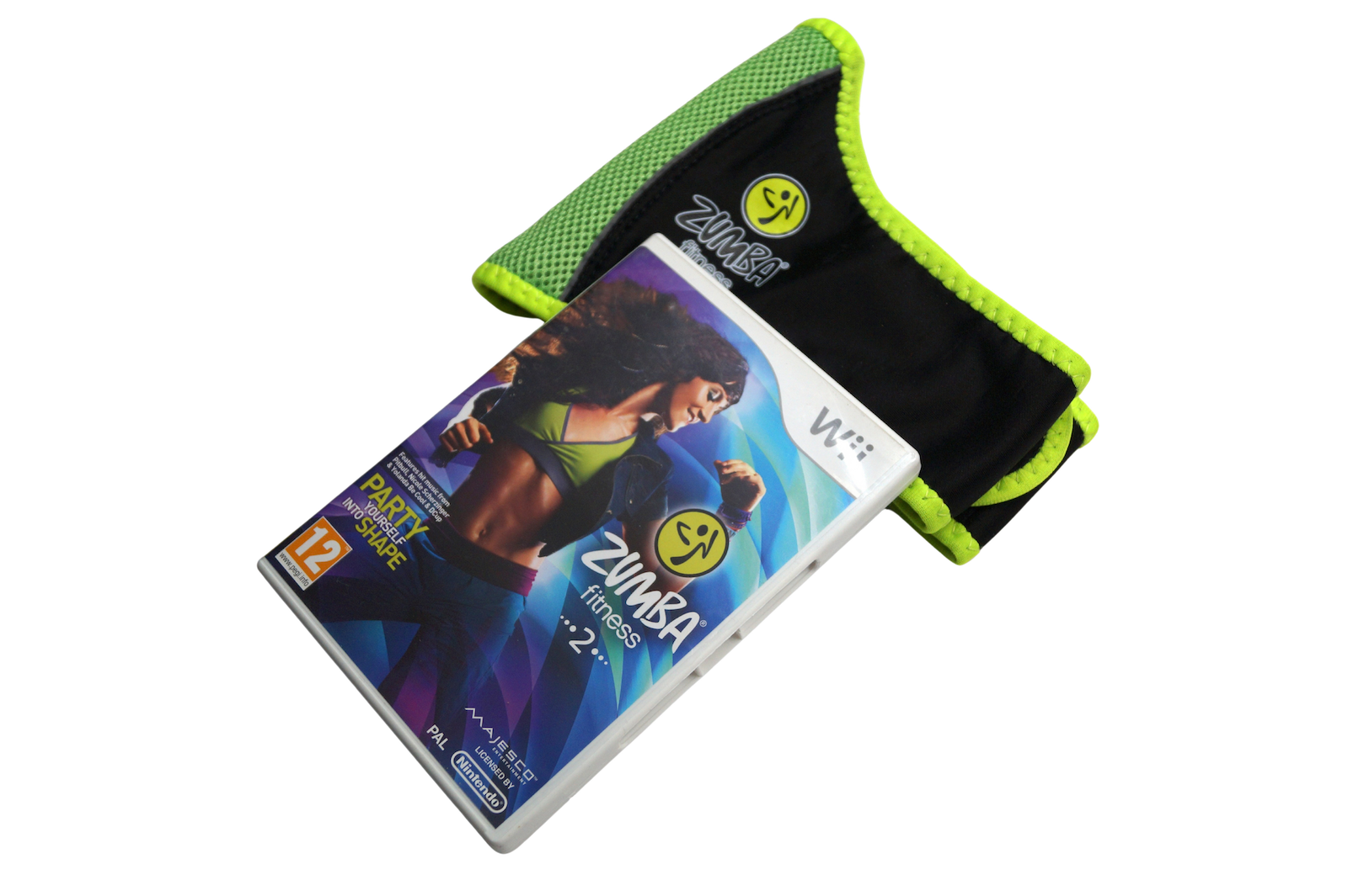 Zumba Fitness 2 inkl. originalt Fitness Belt – Nintendo Wii (Brugt)