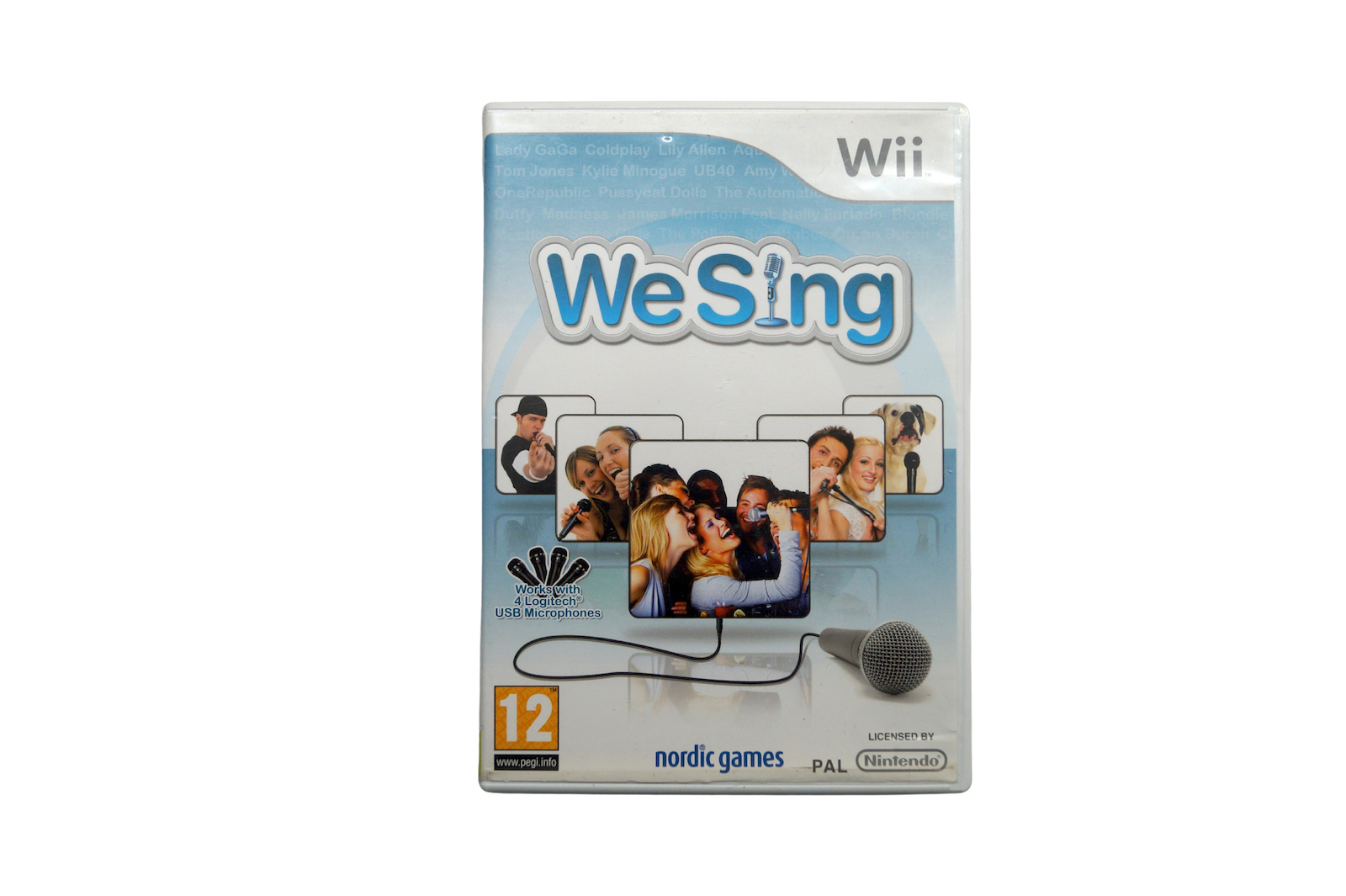 We Sing inkl. 2 Logitech mikrofoner – Nintendo Wii (Brugt)