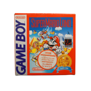 Super Mario Land – Nintendo Game Boy – Dansk manual & original emballage (Brugt)