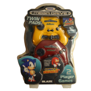 SEGA Mega Drive Twin Pads – 10 Games in One – Sonic & Knuckles (Ny i forseglet emballage)